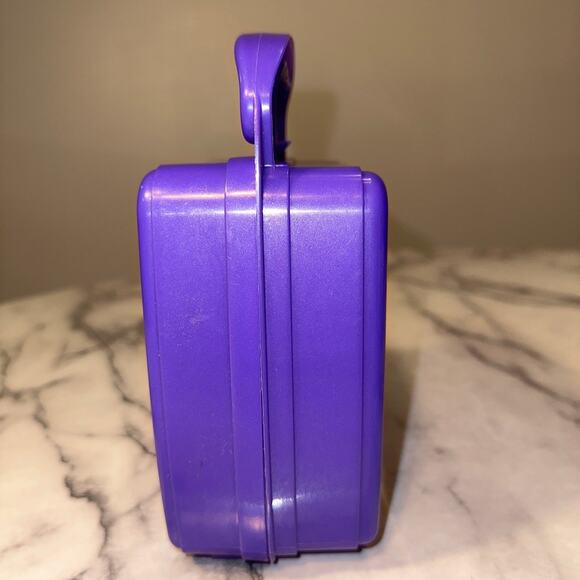 VINTAGE ELMO Lunch Box Plastic Whirley MadeInUSA Plastic 8x6x3" - Picture 4 of 9